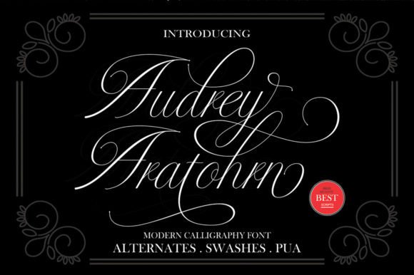Audrey Aratohrn: A Charming Script Font for Handmade Creators