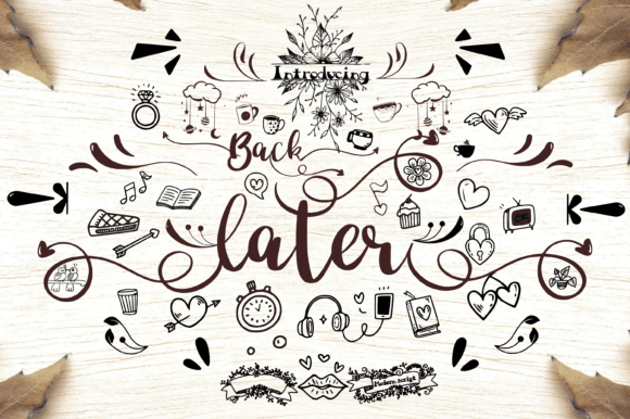 Back Later: A Handcrafted Typeface for Editorial Design