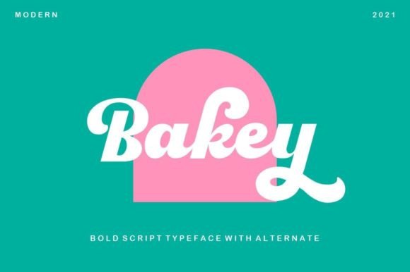 Bakey: The Bold Script Typeface That Elevates Modern Web Design