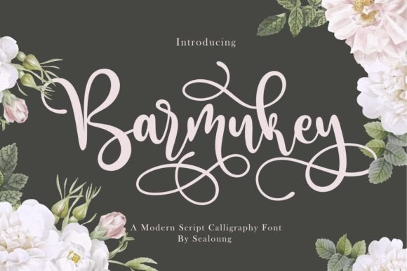 Barmukey: A Modern Script Typeface for Authentic Branding