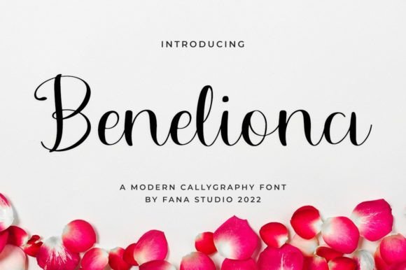 Beneliona: The Script Typeface for Professional Branding