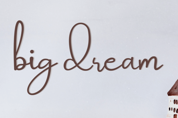 Big Dream: The Handwritten Font That Elevates Small Business Branding