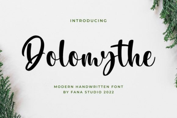 Dolomythe Script: A Refined Script Font for Brand Identity