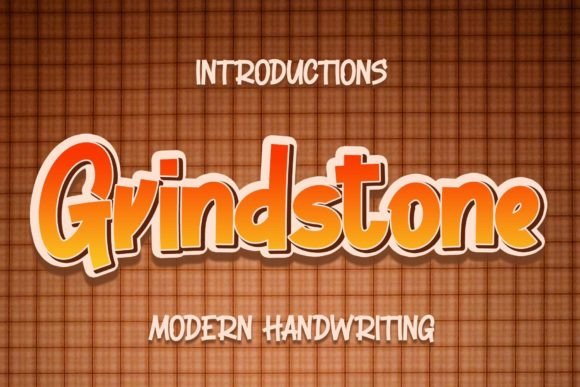 Grindstone Typeface: A Modern Handwritten Font for Web Design