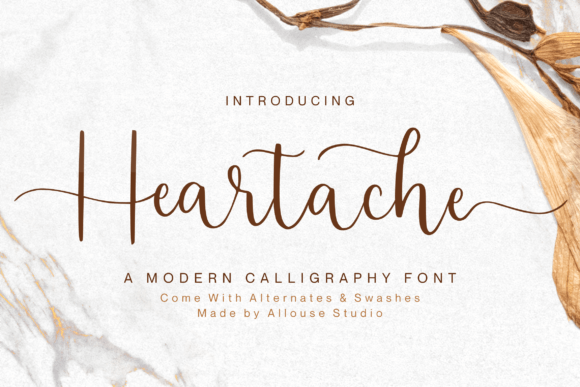 Heartache Font: A Handwritten Script for Scroll-Stopping Brand Moments
