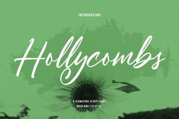 Hollycombs: A Handwritten Script Font That Breathes Life Into Quiet Moments