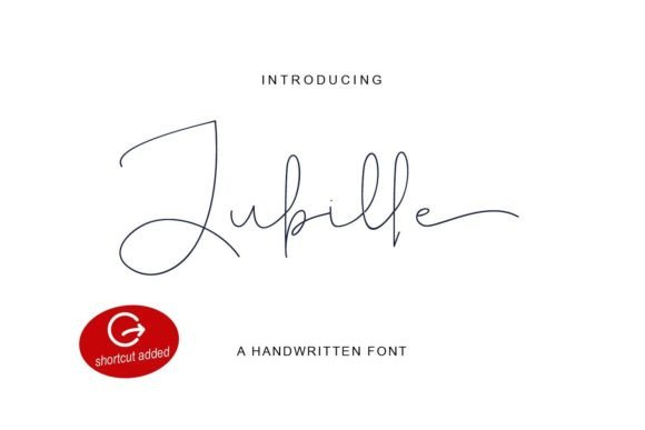 Jubille: A Delicate Handwritten Font for Polished Digital Branding