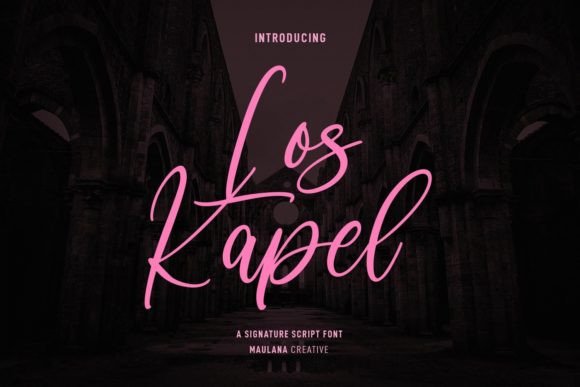 Los Kapel: The Perfect Script Font for Modern Editorial Design