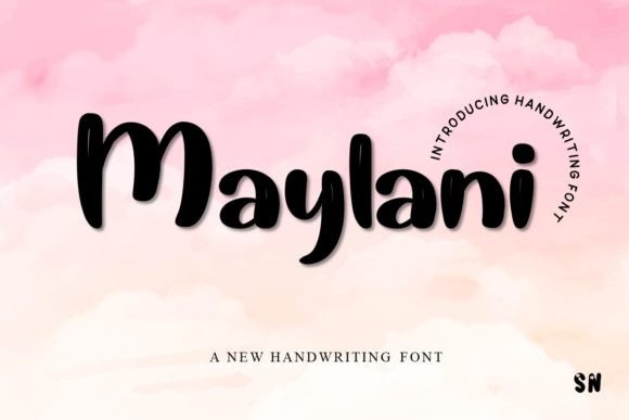 Maylani: A Calm Handwriting Typeface for Modern Branding