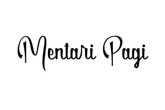 Mentari Pagi: The Handwritten Font That Elevates Small Business Branding