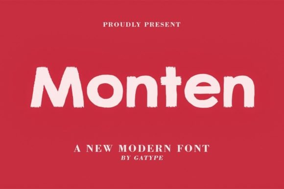 Monten: The Retro Script Typeface for Modern Web Design