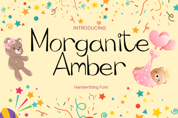 Morganite Amber: The Handwritten Typeface That Elevates Campaign Visuals