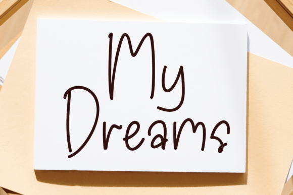 My Dreams: The Handwritten Typeface That Elevates Editorial Design