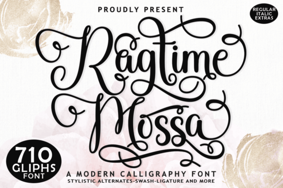 Ragtime Mossa: The Perfect Script Font for Handmade Products