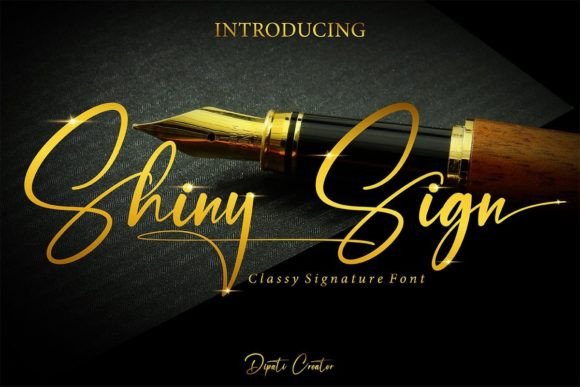 Shiny Sign: The Premium Typeface That Elevates Every Campaign Visual