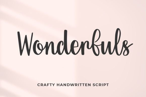 Wonderfuls: A Joyful Handwritten Font for Digital Branding