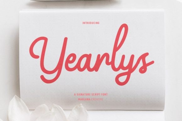 Yearlys: A Casual Retro Script Font That Feels Like Sunday Morning